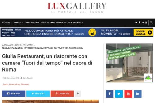 giulia restaurant luxgallery